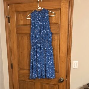 a new day Blue and White Floral Dress